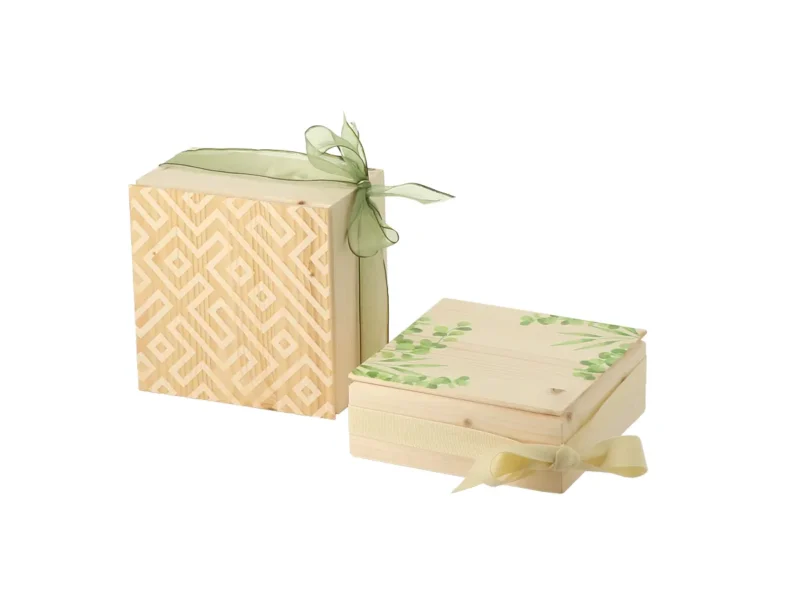 Piccolo contenitore in legno – Confezione regalo artigianale