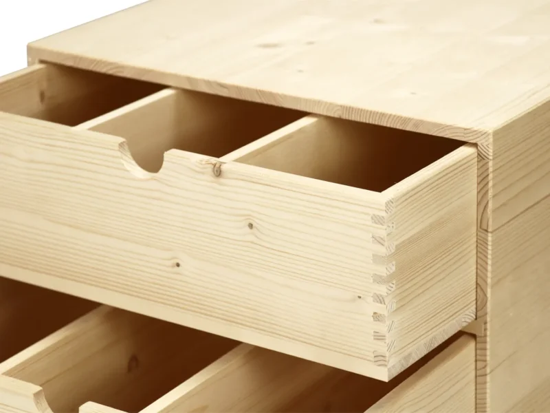 Cassettiera da esposizione per 9 bottiglie in legno