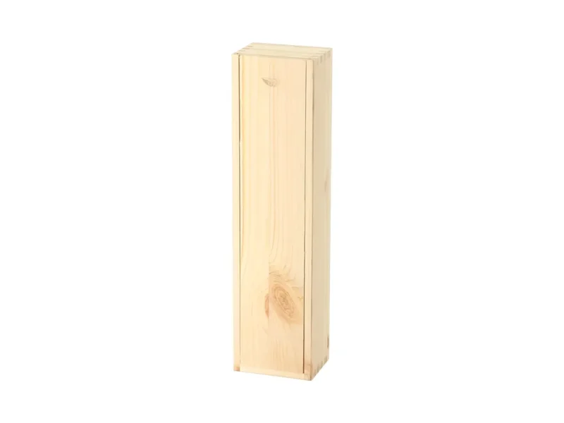 Cassetta con coperchio scorrevole in legno per coltelli o piccoli oggetti di forma allungata