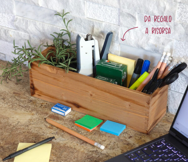 Riuso Creativo delle cassette in legno per vino