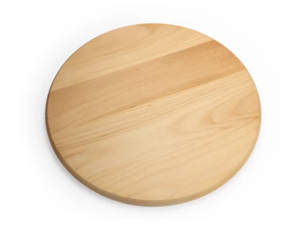 Tagliere rotondo in legno di faggio Ø 400 mm spessore 22 mm, vista intera – TAQ4022.